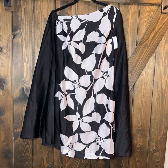 Trina Turk Refreshing Off Shoulder One Shoulder Floral Dress - Picture 3 of 7